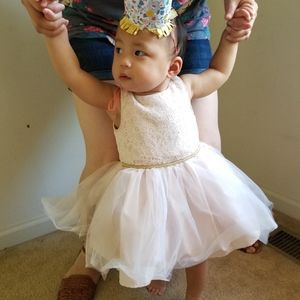 12 mos baby pink dress